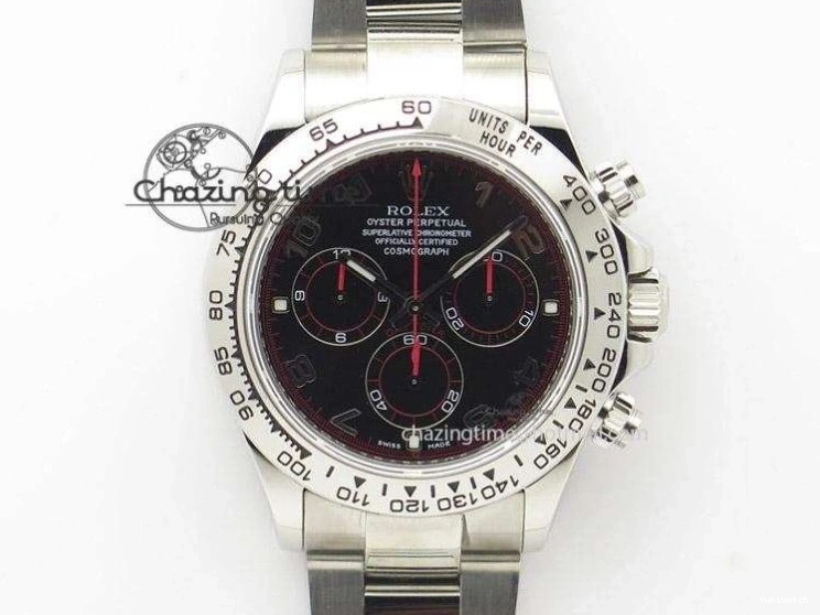 SA4130 Strap Rubber 1:1 Daytona BTF Best 116518 Lume on V2 Dial Oysterflex Edition YG 0523